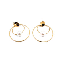 Boucles d'oreilles DuoPerla Boucles d'oreilles Signé L Or acier inoxydable