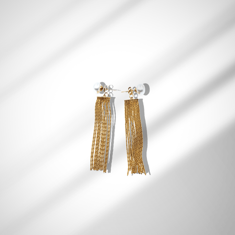 Boucles d'oreilles Léane Boucles d'oreilles Signé L Or acier inoxydable