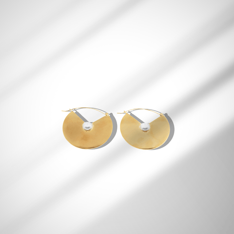 Boucles d'oreilles Orbe Boucles d'oreilles Signé L Or acier inoxydable