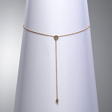 Collier 20'S Collier Signé L Gold acier inoxydable