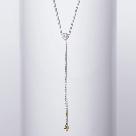 Collier 20'S Collier Signé L Argent acier inoxydable