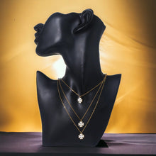 Collier Fleur Argentée Collier Signé L Or acier inoxydable