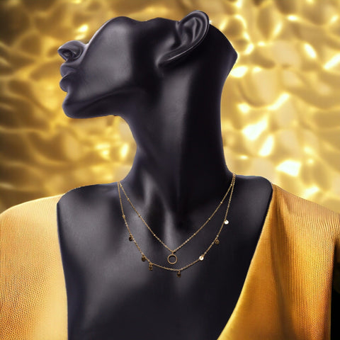 Collier Melina Collier Signé L Or acier inoxydable