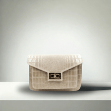 Pochette Ines Petite - Kaki Sac à main Signé L Beige croûte de cuir