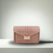 Pochette Ines Petite - Rose Pâle Sac à main Signé L Rose croûte de cuir