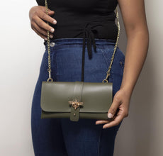 Pochette Lina - Verte Sac à main Signé L