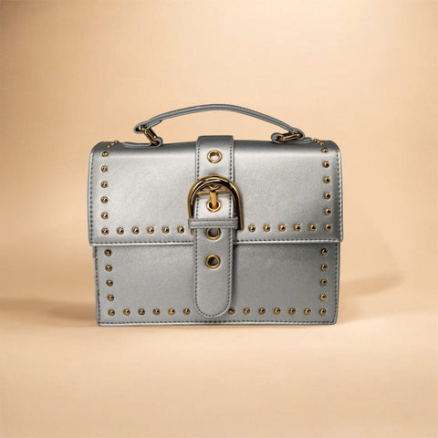 Sac à main Élisea - Gris métallique Sac Signé L