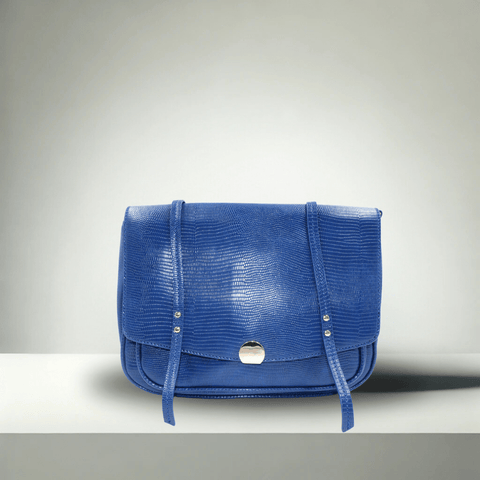 Sac Luna - Bleu Sac Signé L Bleu Cuir synthétique