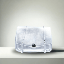 Sac à main Luna - Gris métallique Sac Signé L Gris