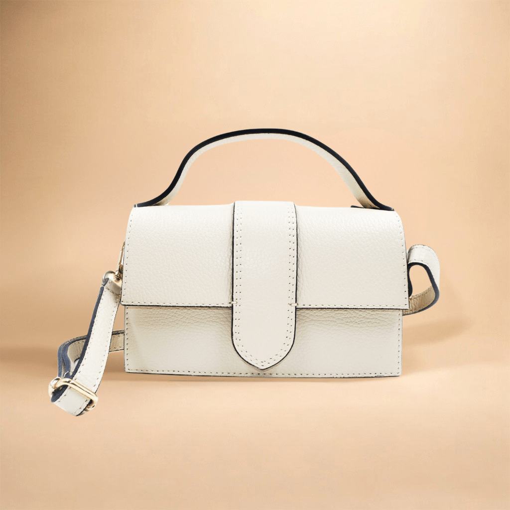 Sac à main Parisienne Crème – Signé L - Main Image