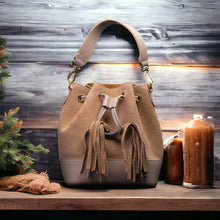 Sac seau Salomé - Mocha mousse Sac à main Signé L Mocha mousse Cuir italien