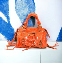 Sac Vintage - Orange Sac à main Signé L   