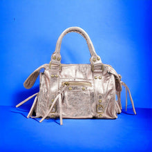 Sac Vintage - Rose Sac Signé L Rose Cuir italien